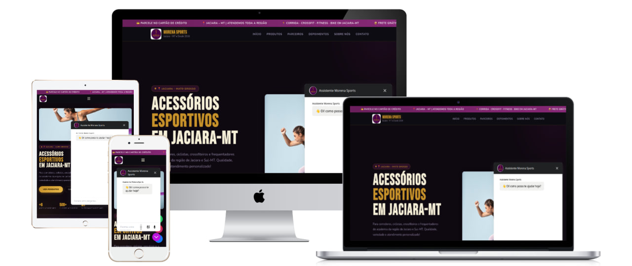 Morena Sports – Acessórios Esportivos em Jaciara MT